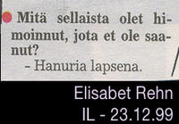 Elisabet Rehnin himot