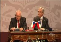 Tšekin presidentti varastaa kynän