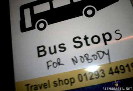 Bus stop - Lähempänä totuutta?