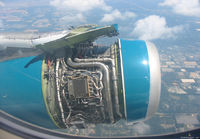 Lentokoneen suihkumoottori