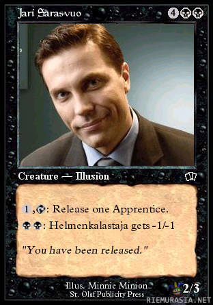 MtG Sarasvuo - You have been released.