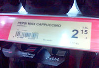 Cappuccino pepsiä :D &copy; Frequency