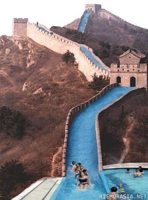 kiinan siistein vesipuisto - käyppä sinäki tuolla :D