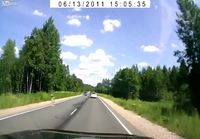 Traffic On Highway In Russia
