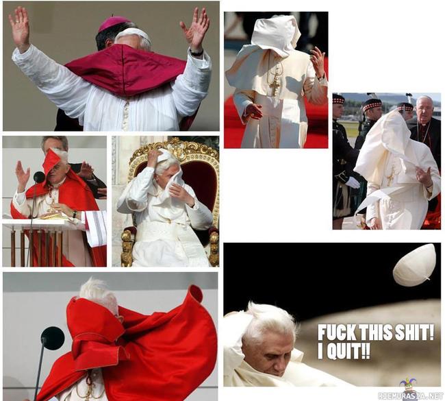 Tämän takia paavi lopetti