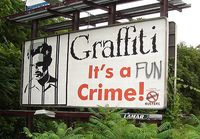 Graffiti, It's a fun crime.