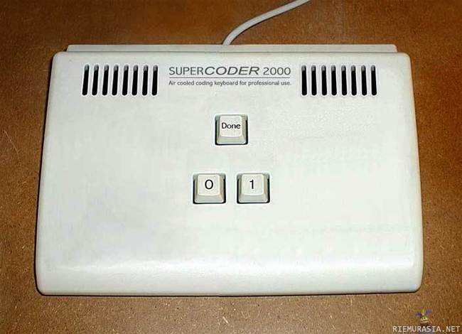 Supercoder 2000 - Ei siinä muuta tarvita