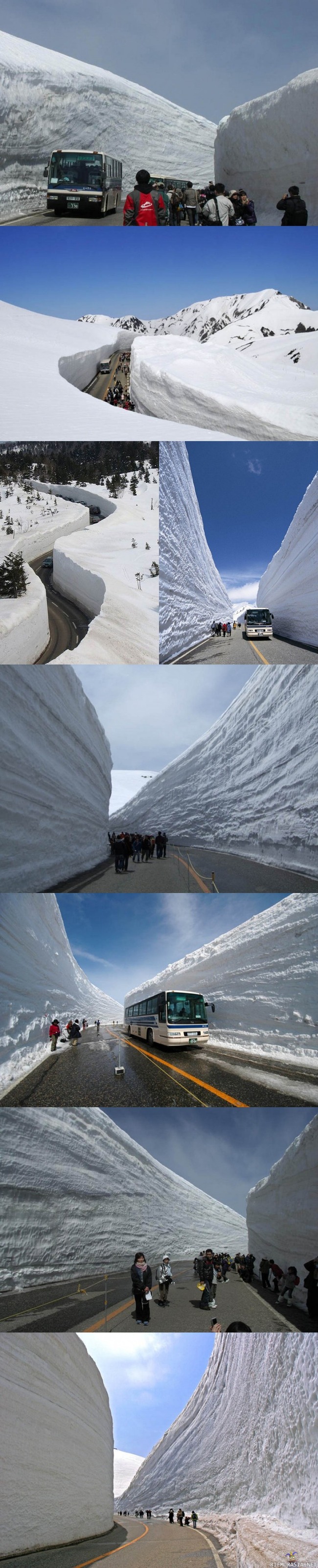 20 Meters of snow walls