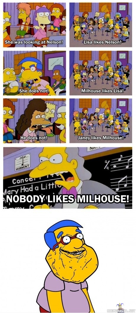 Milhouse - Nobody likes milhouse