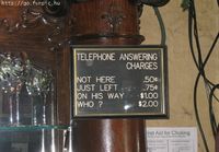 Telephone Answering Charges