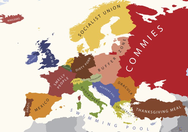 Eurooppa amerikkalaisten silmissä - Miten jenkit näkevät vanhan mantereen.