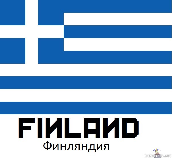 Venäläinen maantieto - Tässä pitää tietää, että Sotshissa ei liehunut Suomen lippua, vaan kaksi Kreikan lippua.