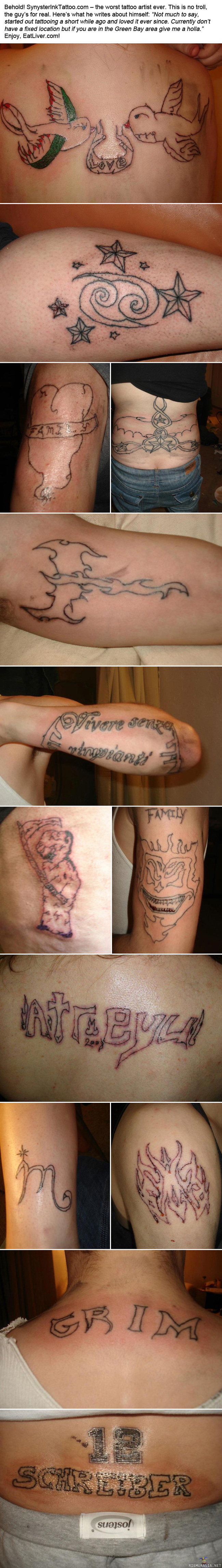 Synyster ink tattoo - Hienoja tatuointeja tekee.
