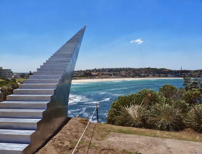 Stairway to heaven - Vähän hienompi veistos Australiassa