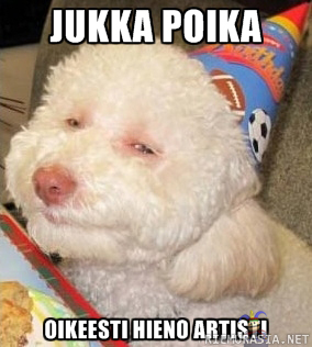 Jukka Poika -koira - Voi koira! Koira on melko oikeassa.