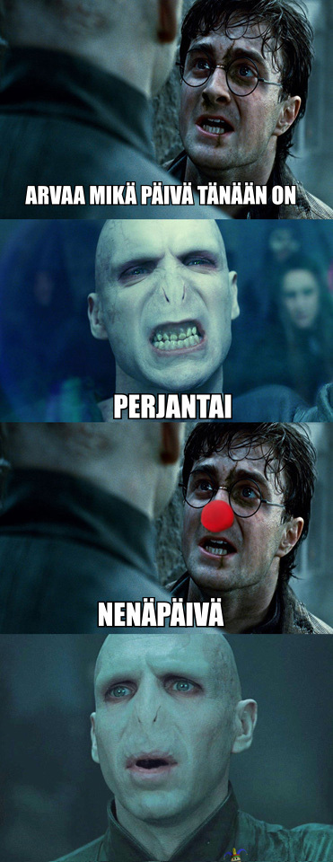 Harri kettuilee - Voldemort parka ei voi juhlia