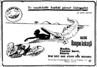 Keksimainos Karjala-lehdestä 20.5.1925