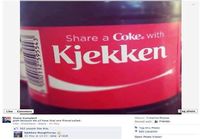 Share a Coke with Kjekken