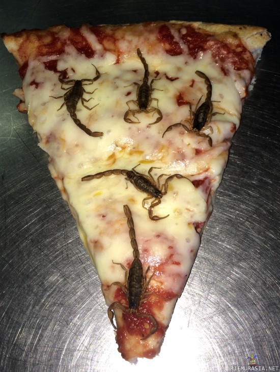 Skorpioni pizza - Pizzassa tuoreet täytteet