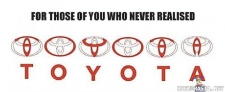 Toyota - mieli puhallettu.