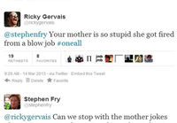 Ricky Gervais vs. Stephen Fry