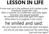 Lesson in life