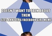 Ärsyttävä facebook tyttö 