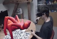 Taiteilua Oculus Riftillä