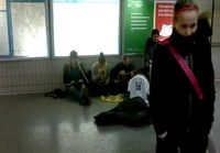 Street performance @ Sörnäinen metro station