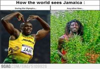 Jamaica during olympics/all other time