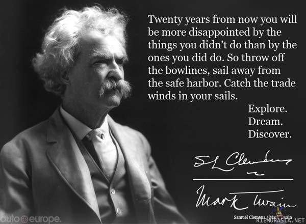 Samuel Clemens - A.K.A Mark Twain