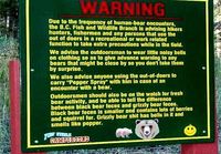 Varoitus karhuista