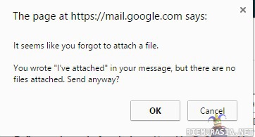 Google Mailin hyödyllinen ominaisuus - en kirjoita tähän mitään typerää t.kido