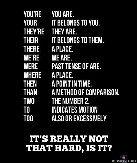 Grammar - It&#039;s not hard
