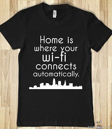 Home is where... - your wi-fi connects automatically