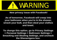Varoitus facebookin käyttäjille