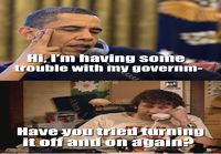 Obaman hallitusongelma