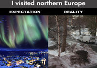 Pohjois-Euroopan matkan odotukset ja todellisuus