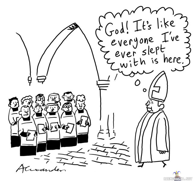Paavi ja alttaripojat