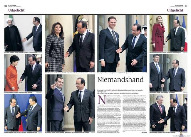 Ranskan presidentin kättelyt