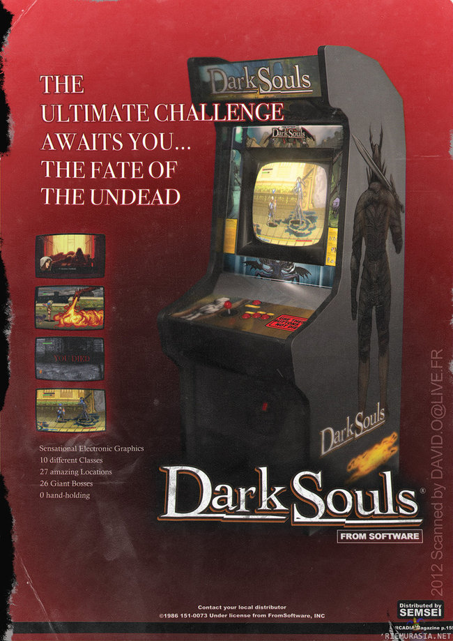 Dark Souls - uusi arcade versio!