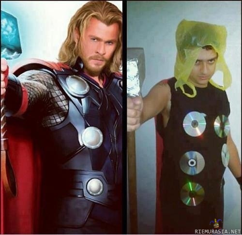 Thor cosplay - -nailed it!