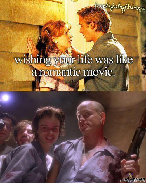 Wishing your life was a romantic movie