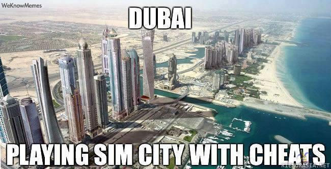 Dubai - Playing Sim city with cheats