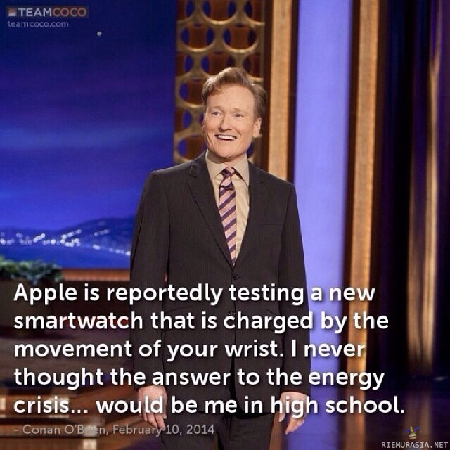 Applen uusi älykello - Conan murjaisee vitsin