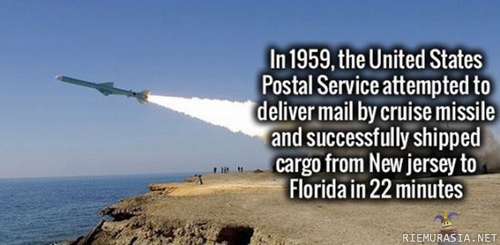 Posti kulkee - Muista lähimmäistäsi ohjuspaketilla