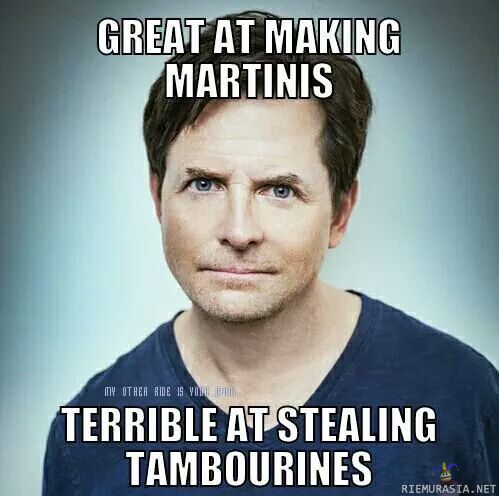 Michael J. Fox - Paras martinien tekijä, mutta huonoin tamburiinivaras ikinä