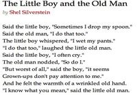 The little boy and the old man.