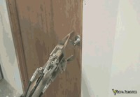 Robotti avaa oven