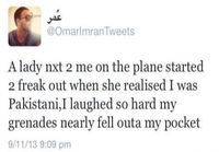 Pakistanilainen lentokoneessa